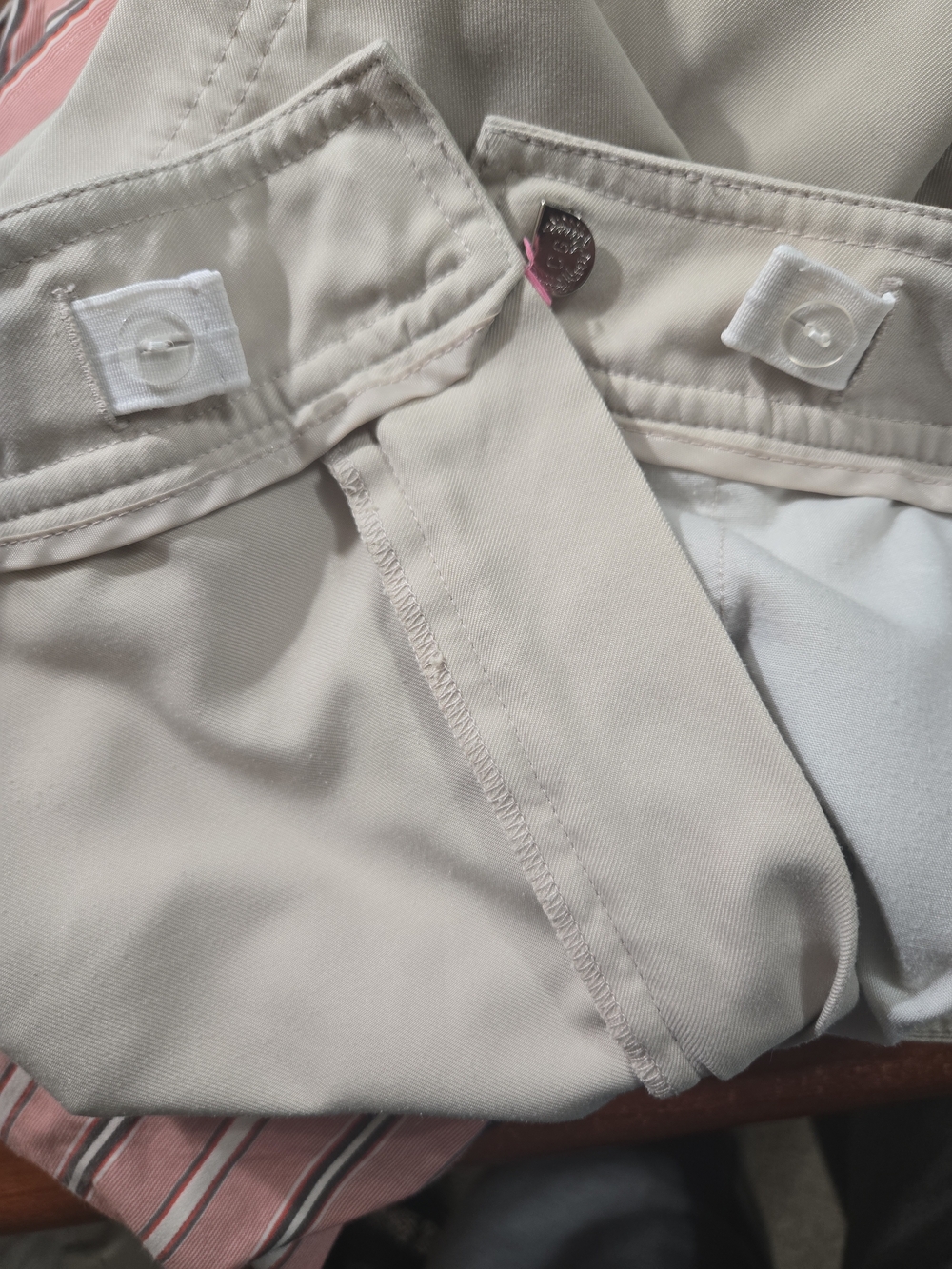 Vintage Lilly Pulitzer White Label Khaki Skort Women's Size 4 Quick Dry Golf - Picture 6 of 8